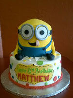 Minions Themed Birthday Cake