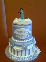Princess Themed Birthday Cake